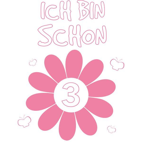 Schon 3 Jahre Blume