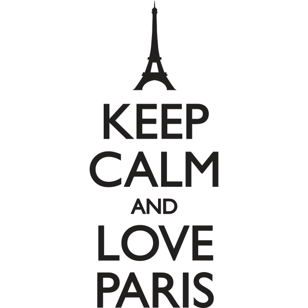 Keep Calm and love Paris