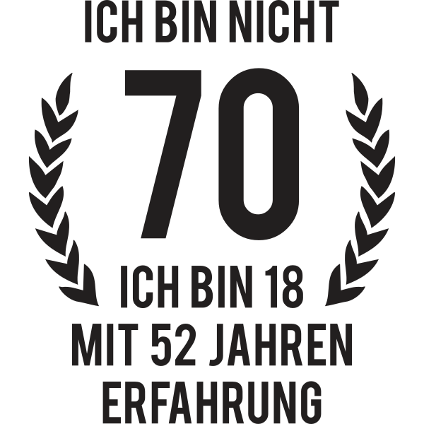 Ich bin nicht 70