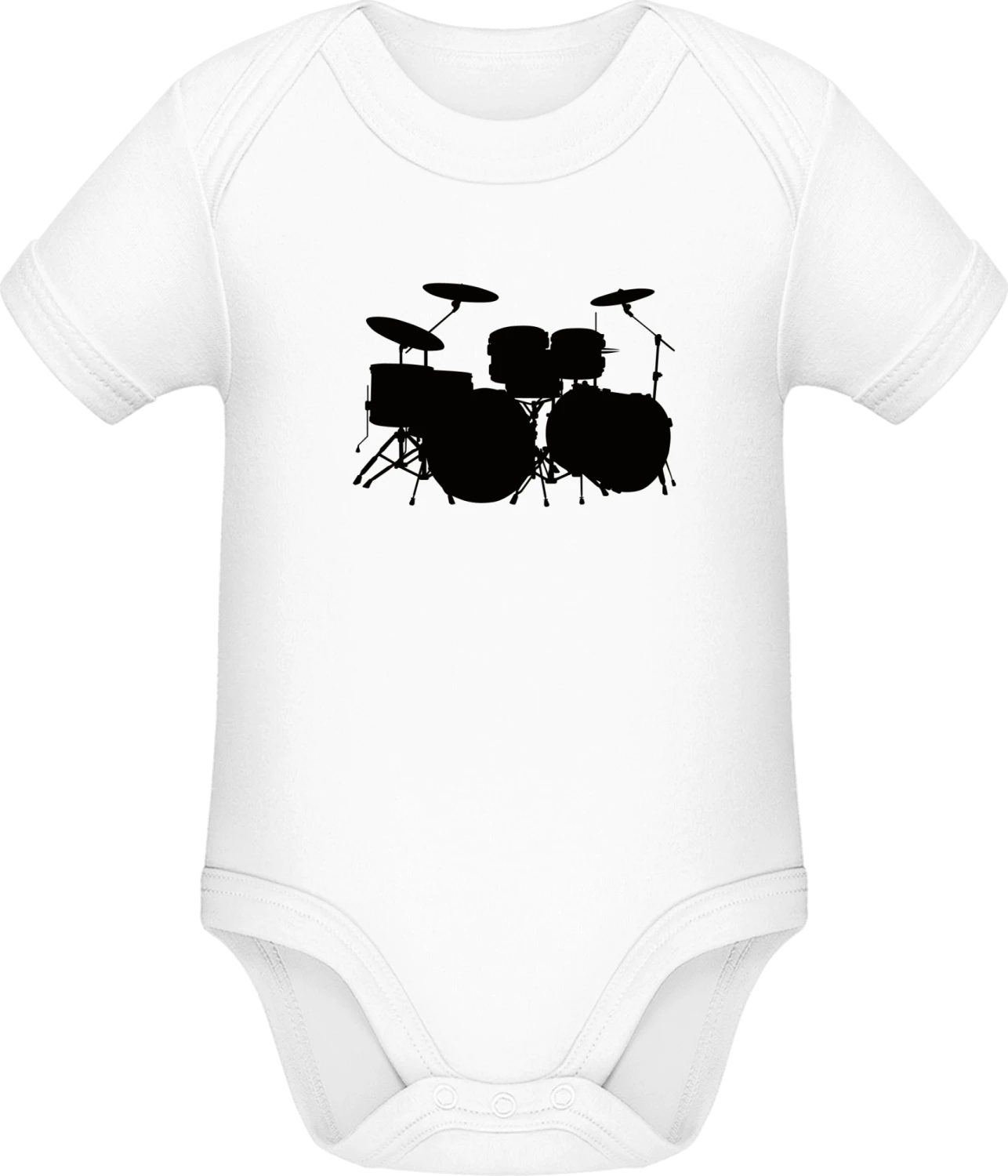 Schlagzeug - White Sonar SSL organic babybodsuit - Front