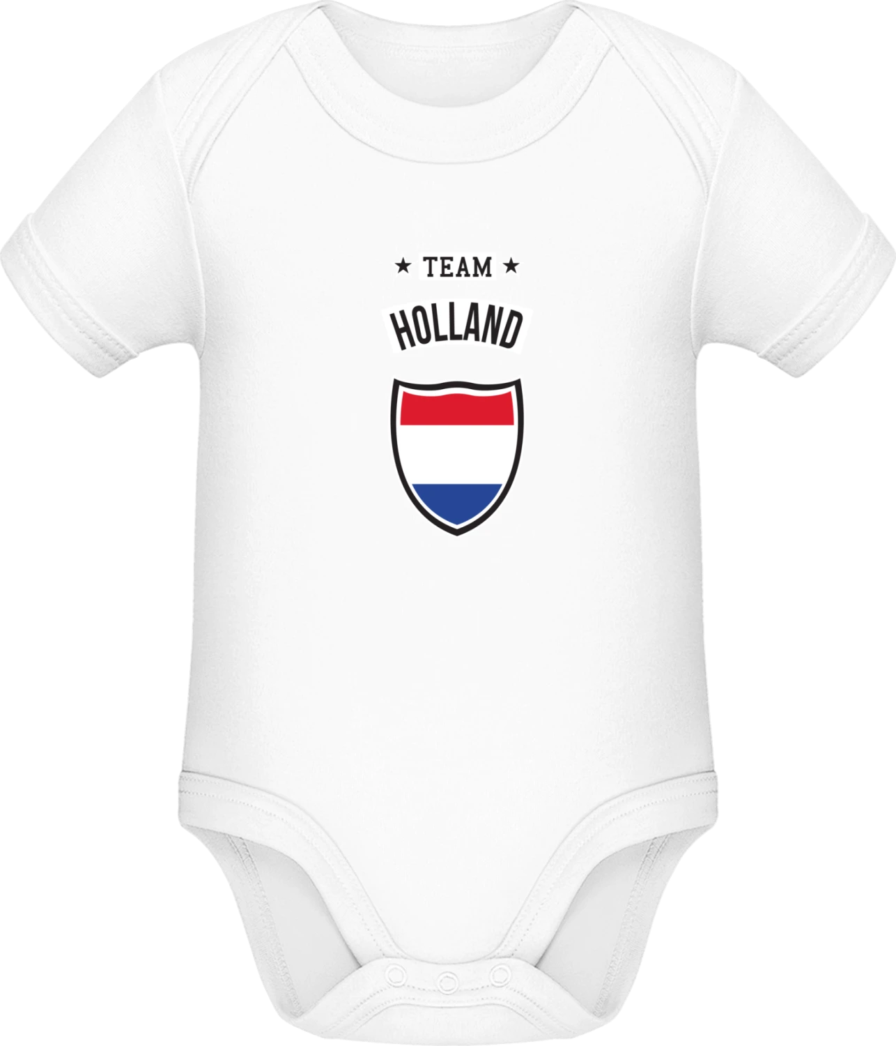 Team Holland - White Sonar SSL organic babybodsuit - Front