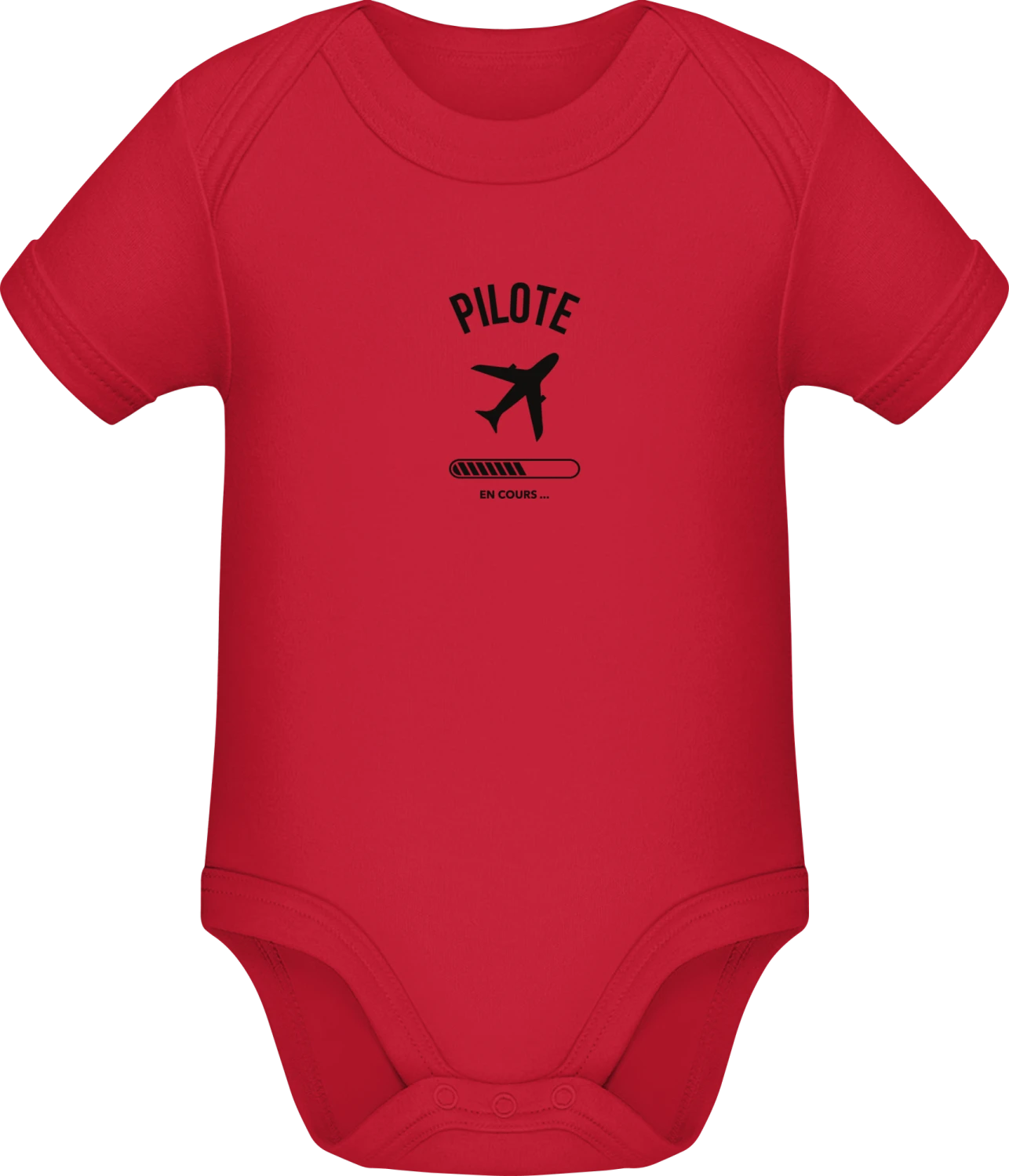 Pilote en cours - Red Sonar SSL organic babybodsuit - Front