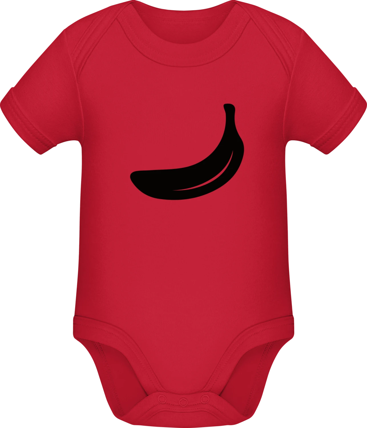 Banane - Red Sonar SSL organic babybodsuit - Front