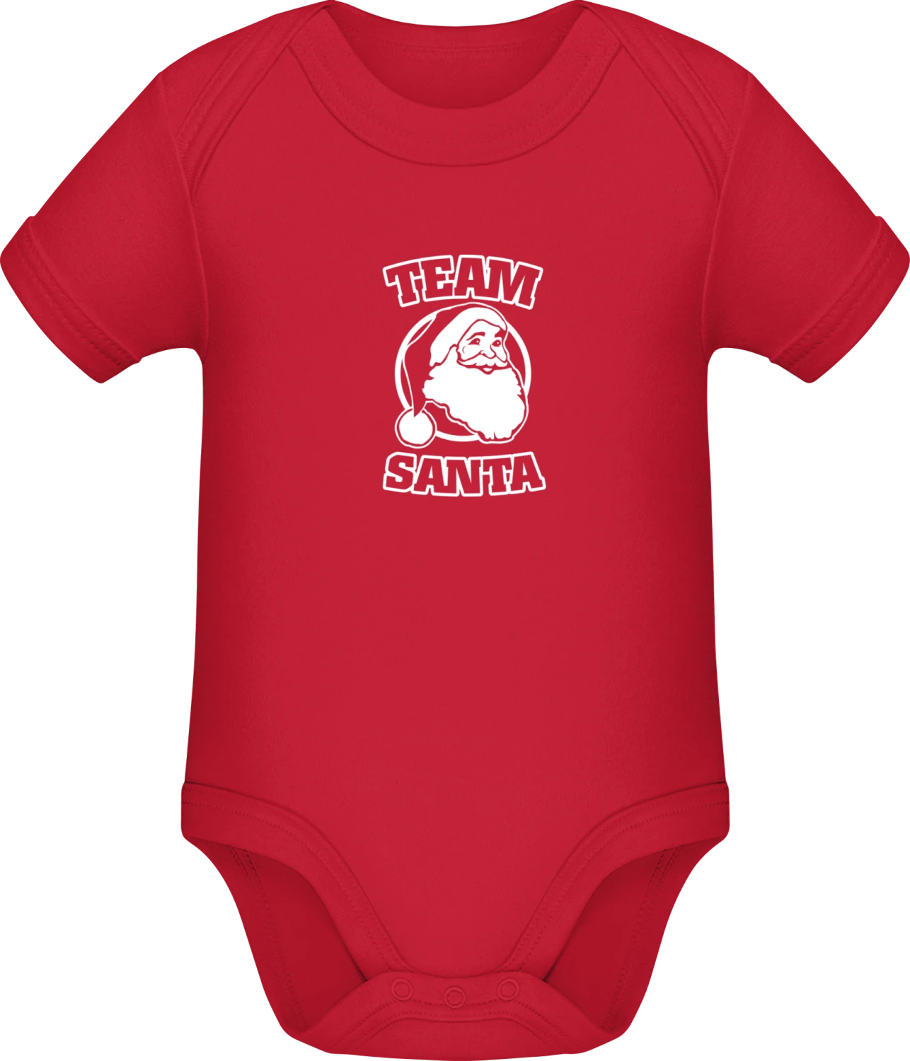 Team Santa - Red Sonar SSL organic babybodsuit - Front