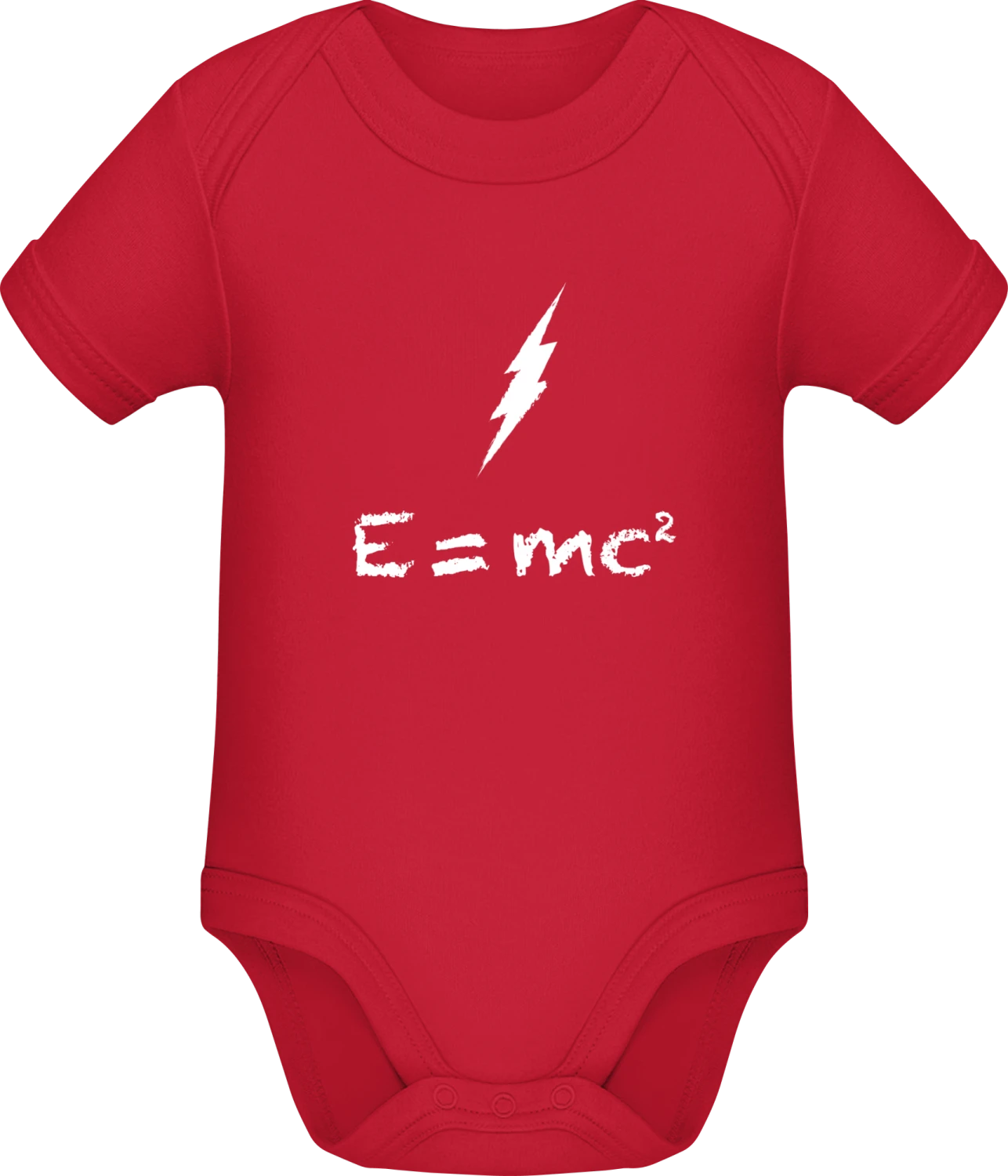 Energy Flash EMC2 - Red Sonar SSL organic babybodsuit - Front