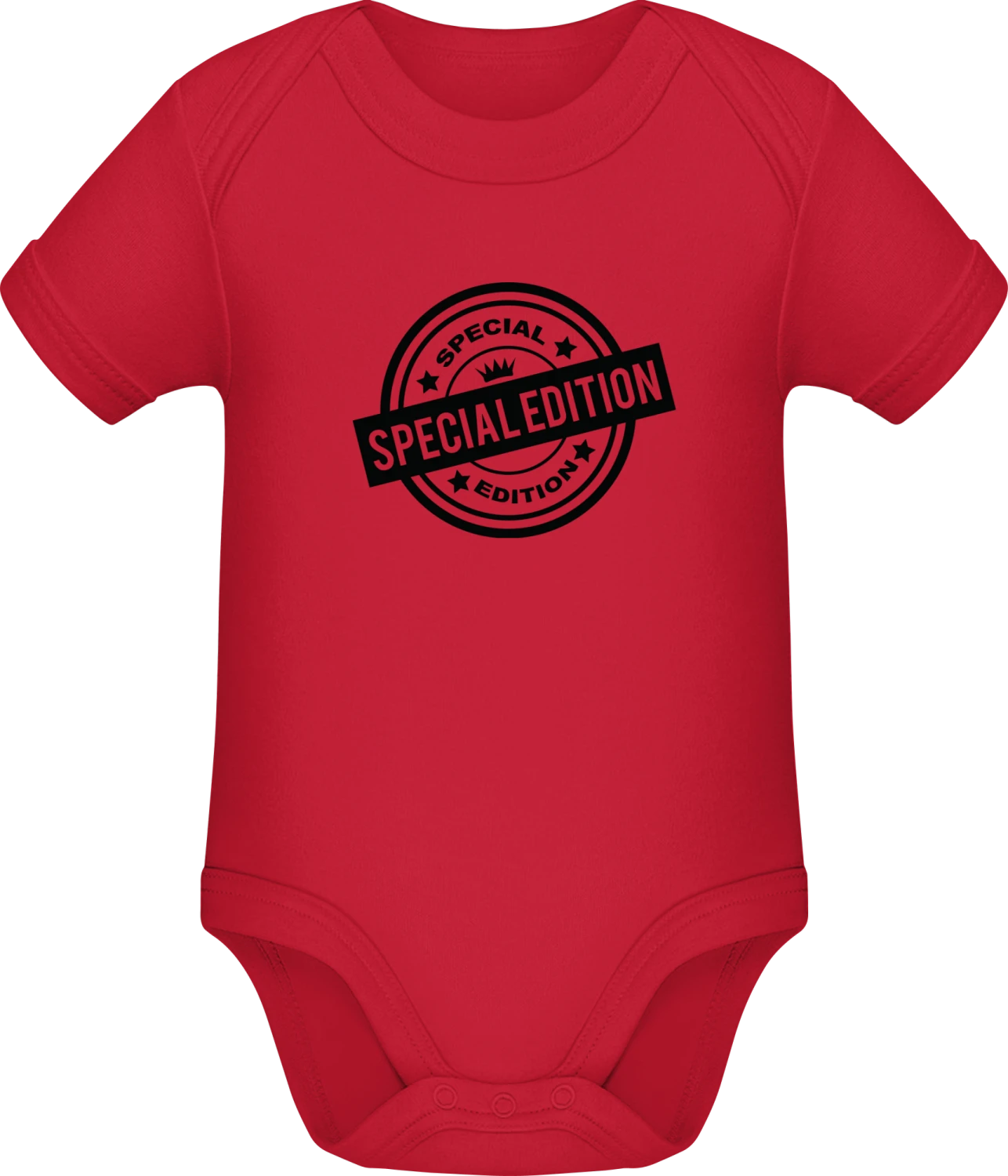 Special Edition - Red Sonar SSL organic babybodsuit - Front