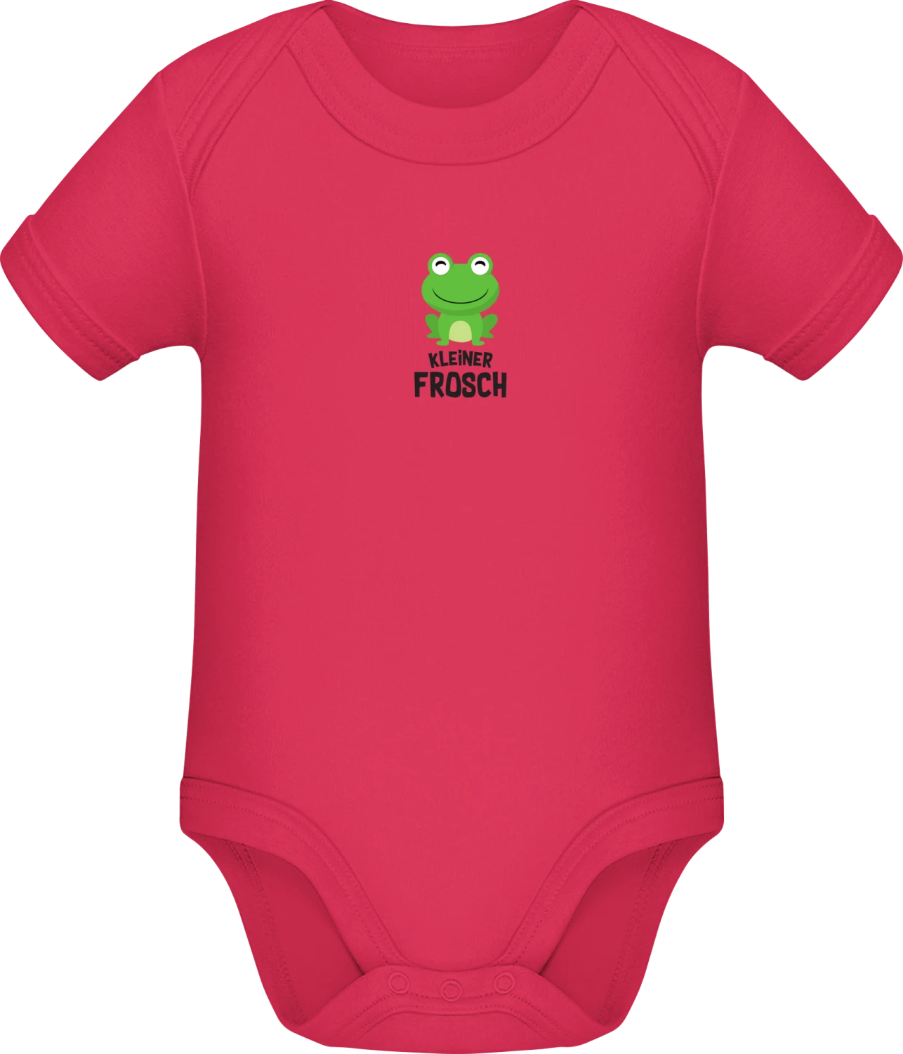 Kleiner Frosch - Sorbet Sonar SSL organic babybodsuit - Front