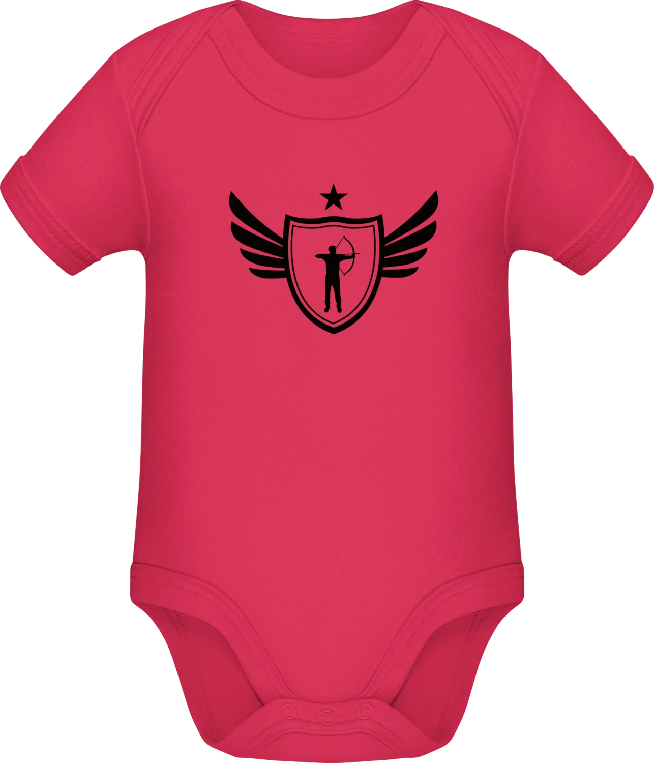 Archery Star - Sorbet Sonar SSL organic babybodsuit - Front