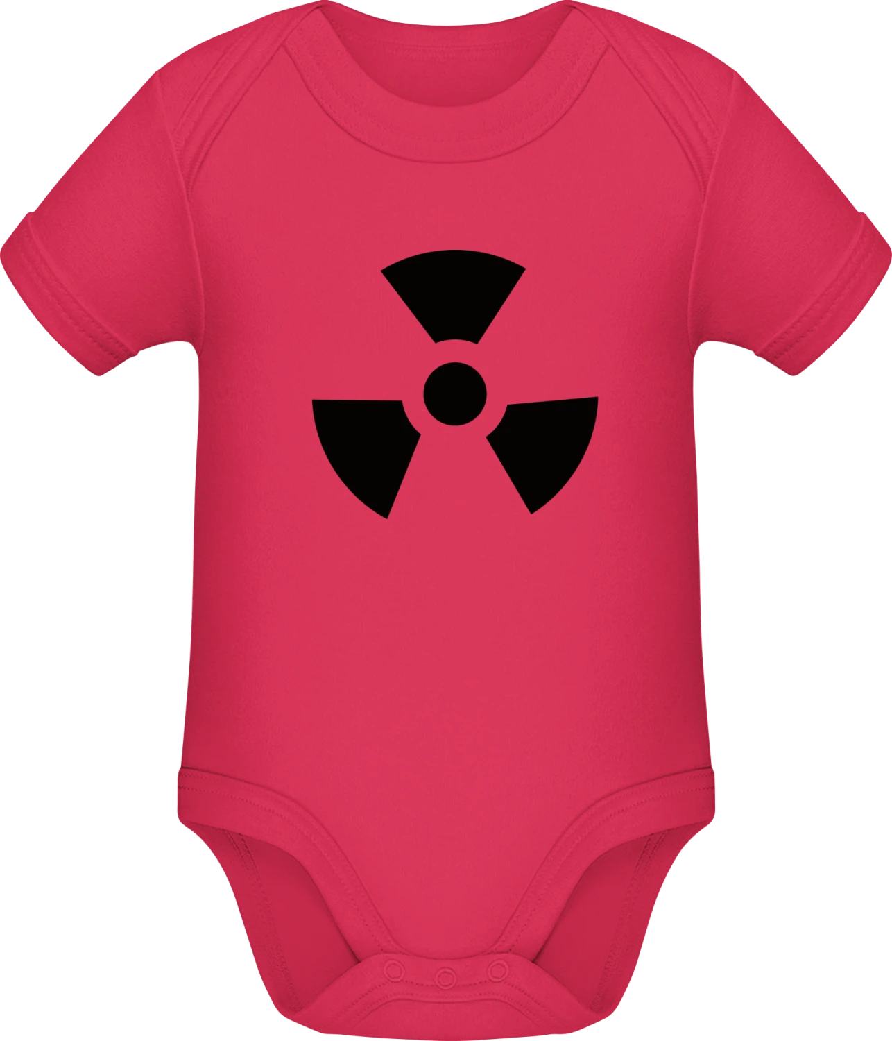 Radioactive Symbol - Sorbet Sonar SSL organic babybodsuit - Front