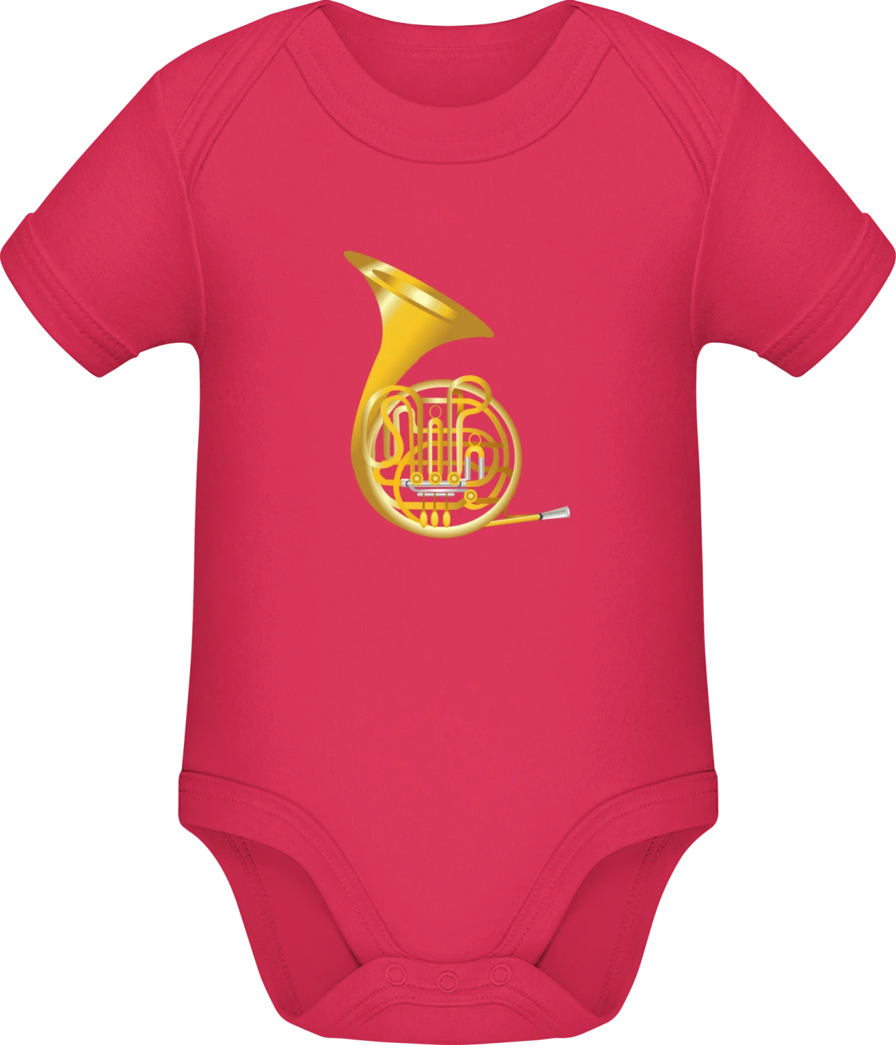 French Horn - Sorbet Sonar SSL organic babybodsuit - Front