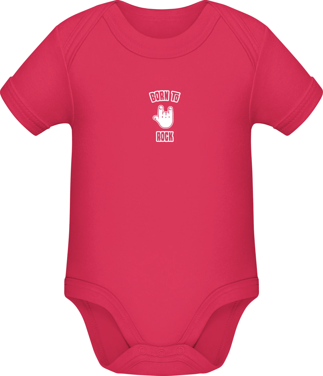 Born to Rock Kids - Sorbet Sonar SSL organic babybodsuit - Front