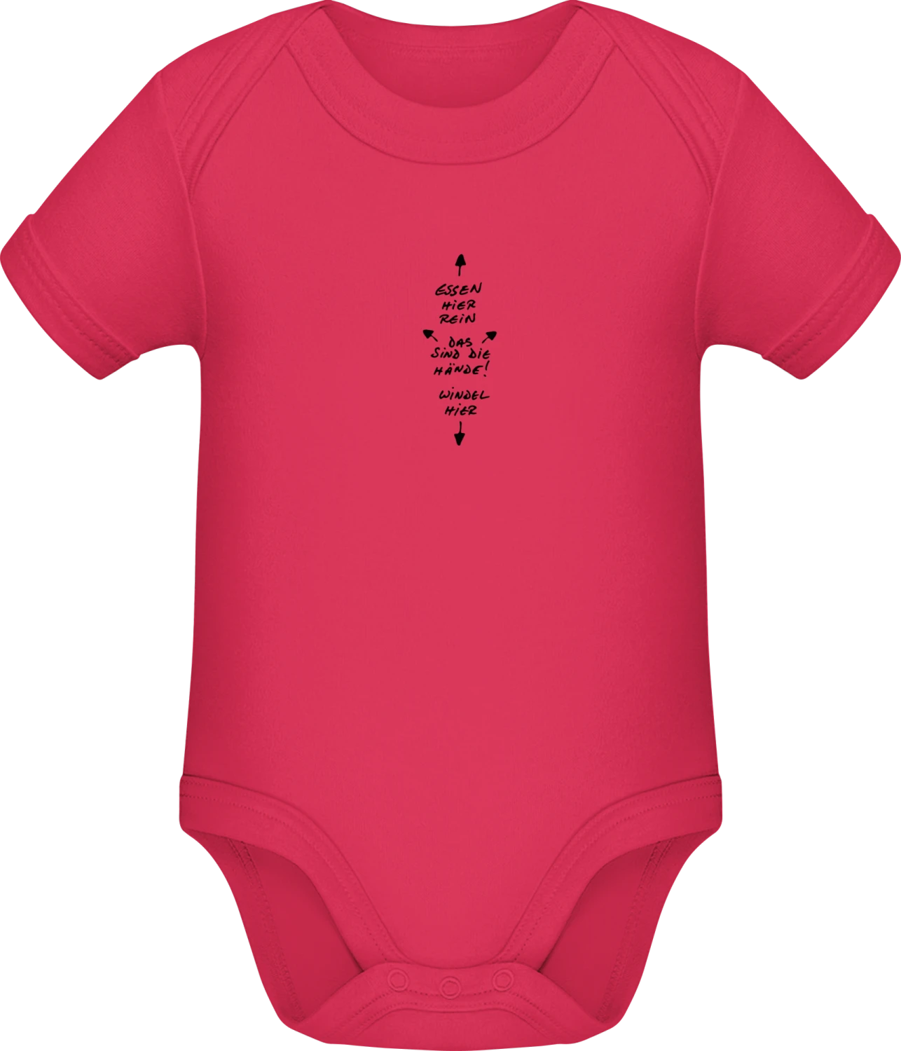 Baby Anleitung für Väter - Sorbet Sonar SSL organic babybodsuit - Front