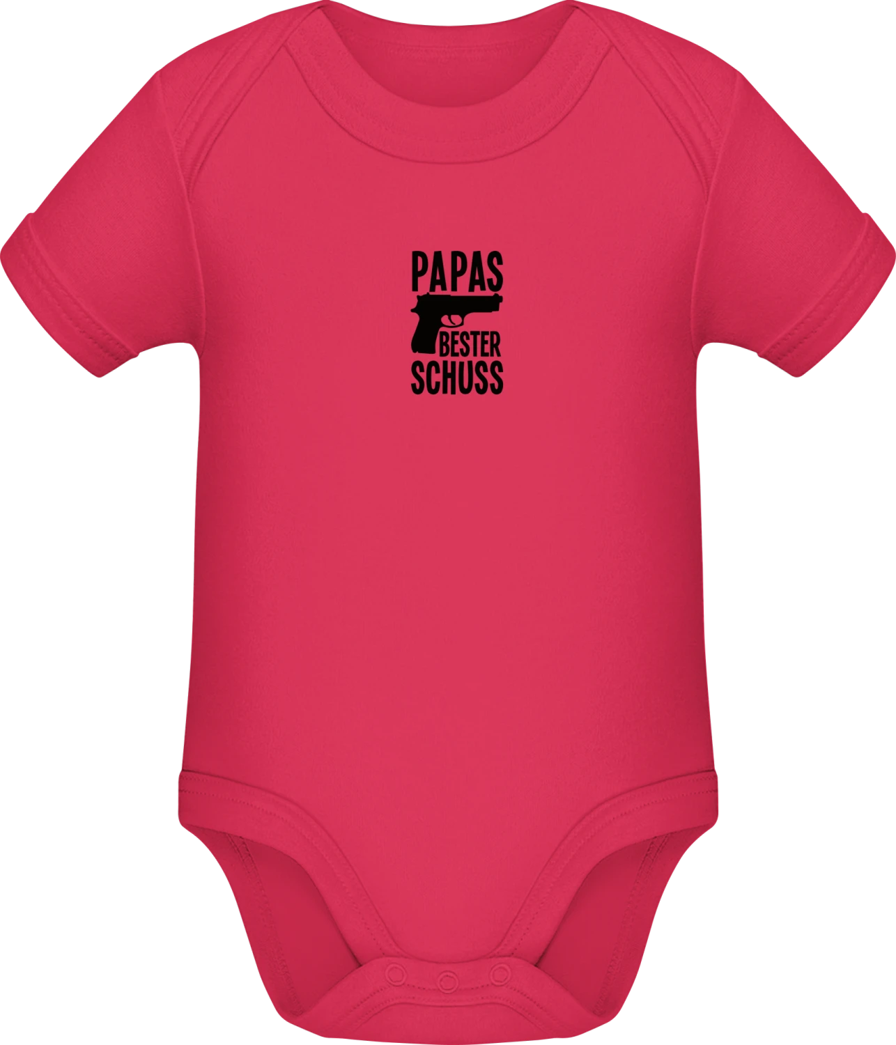 Papas bester Schuss - Sorbet Sonar SSL organic babybodsuit - Front