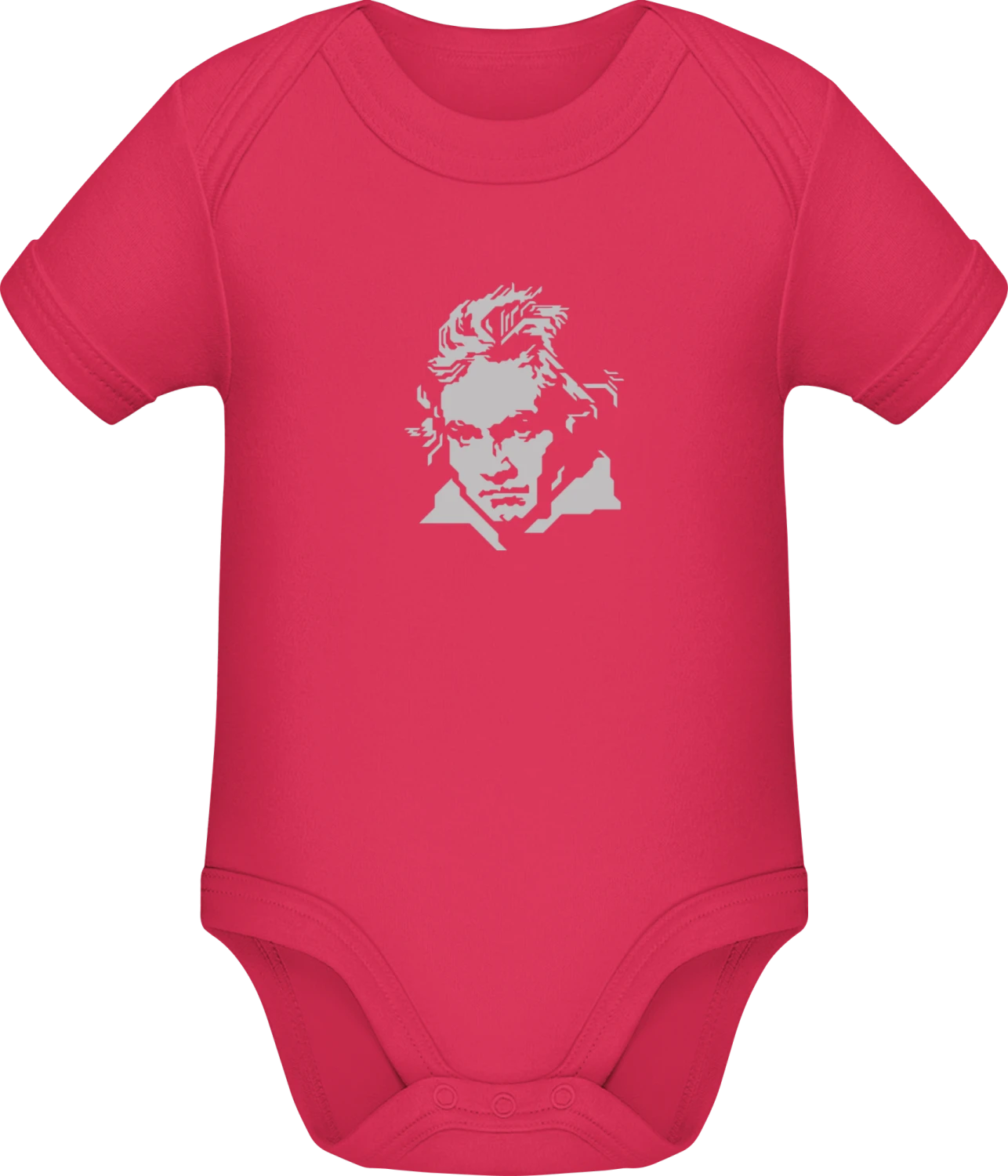 Beethoven - Sorbet Sonar SSL organic babybodsuit - Front