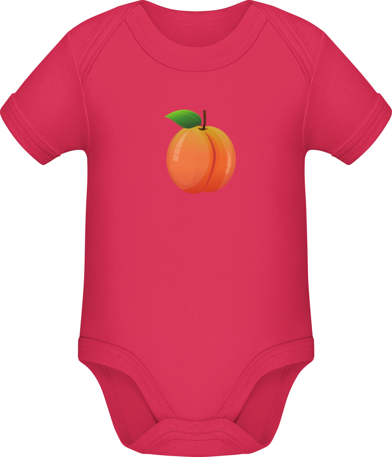 Pfirsich - Sorbet Sonar SSL organic babybodsuit - Front