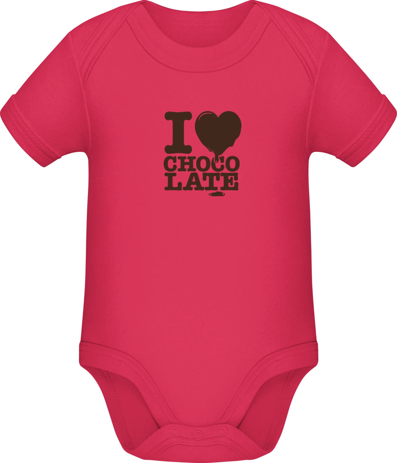 I Love Chocolate - Sorbet Sonar SSL organic babybodsuit - Front