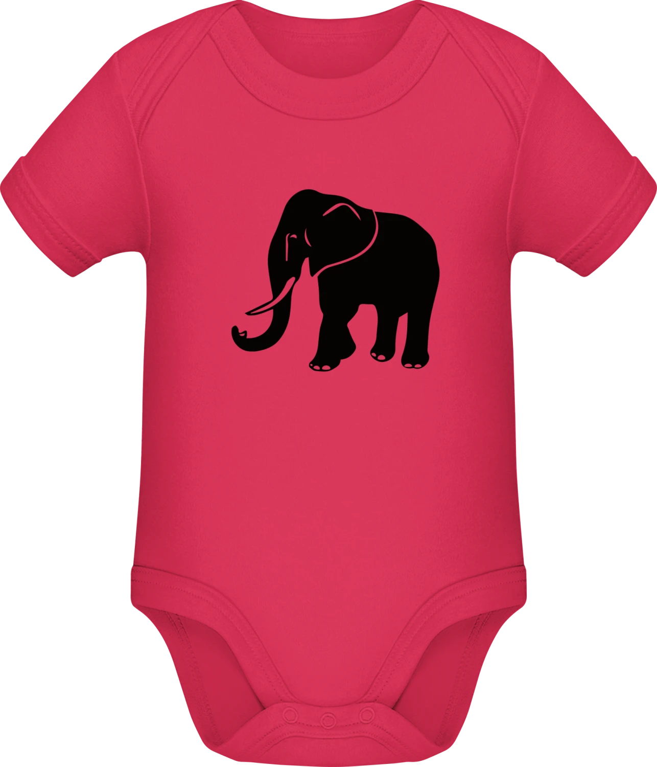 Elefant Icon - Sorbet Sonar SSL organic babybodsuit - Front