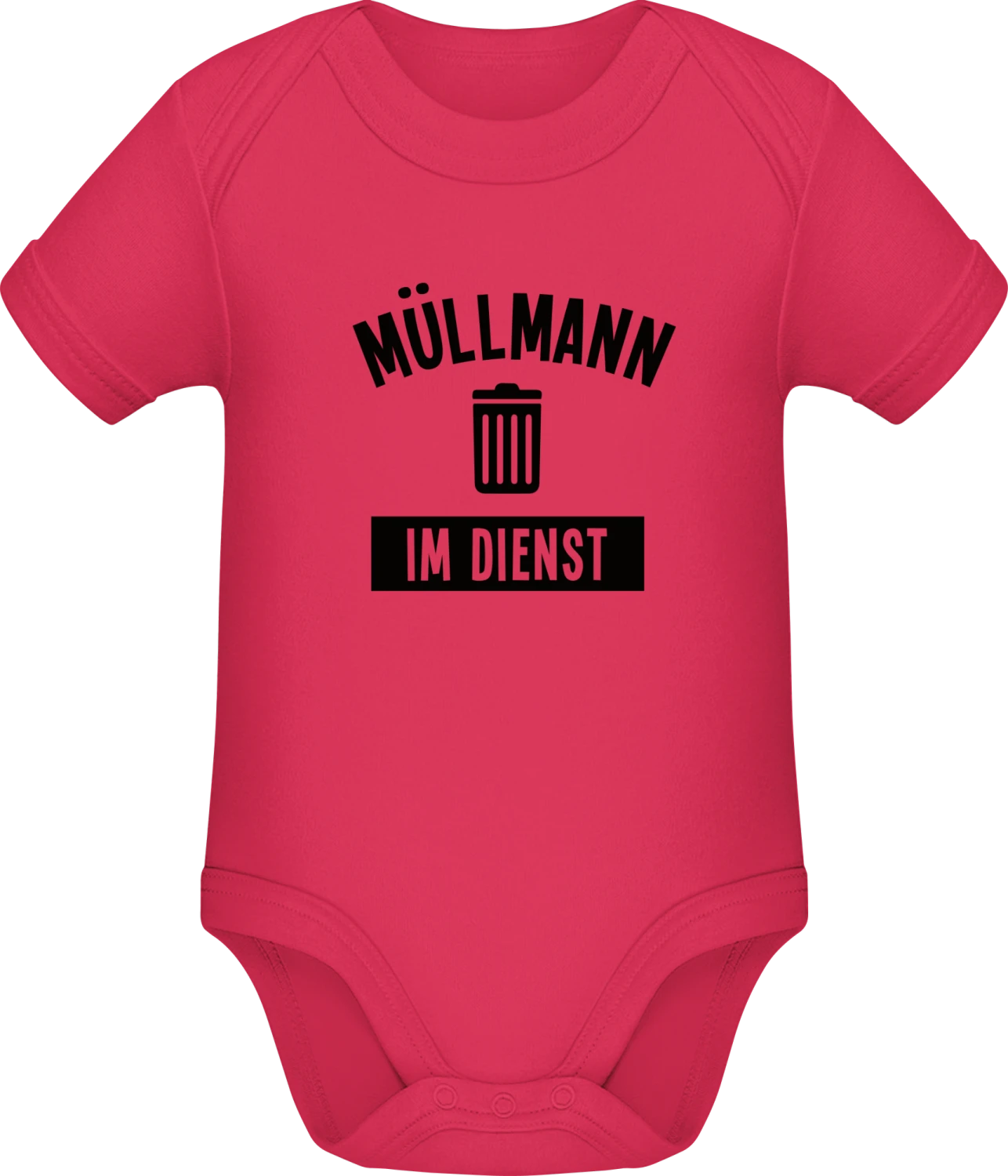 Müllmann im Dienst - Sorbet Sonar SSL organic babybodsuit - Front