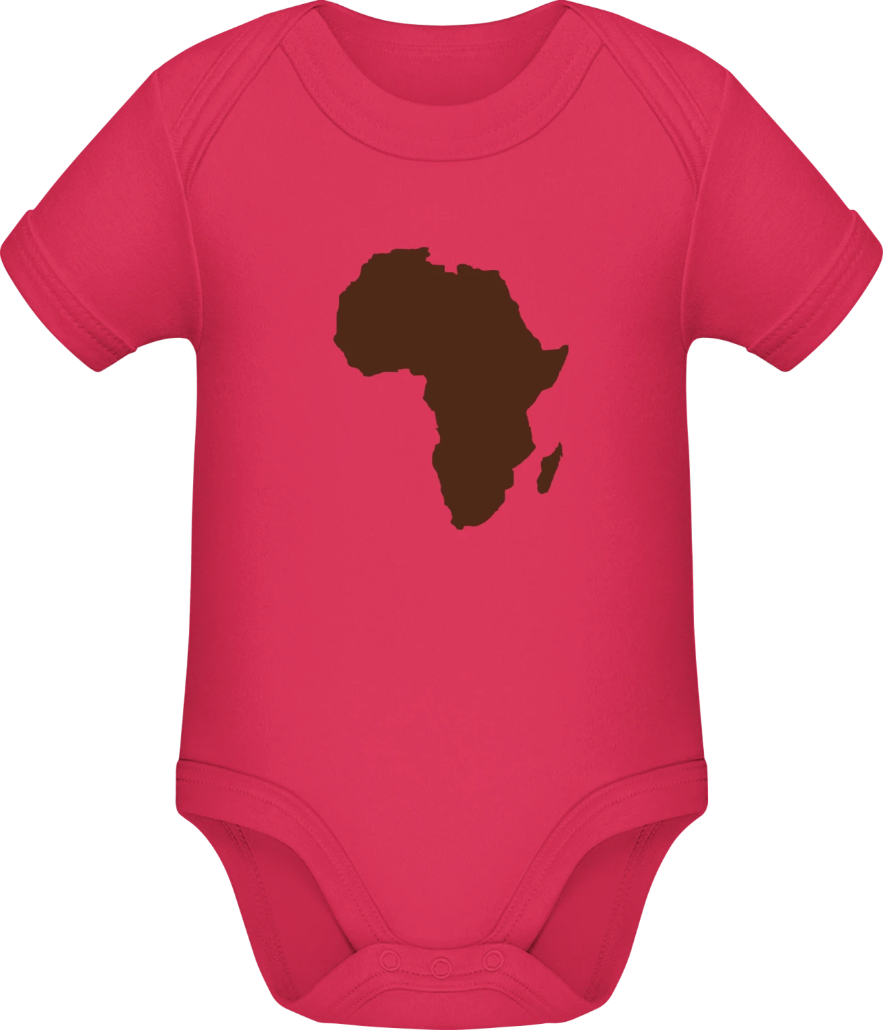 Afrika Karte - Sorbet Sonar SSL organic babybodsuit - Front