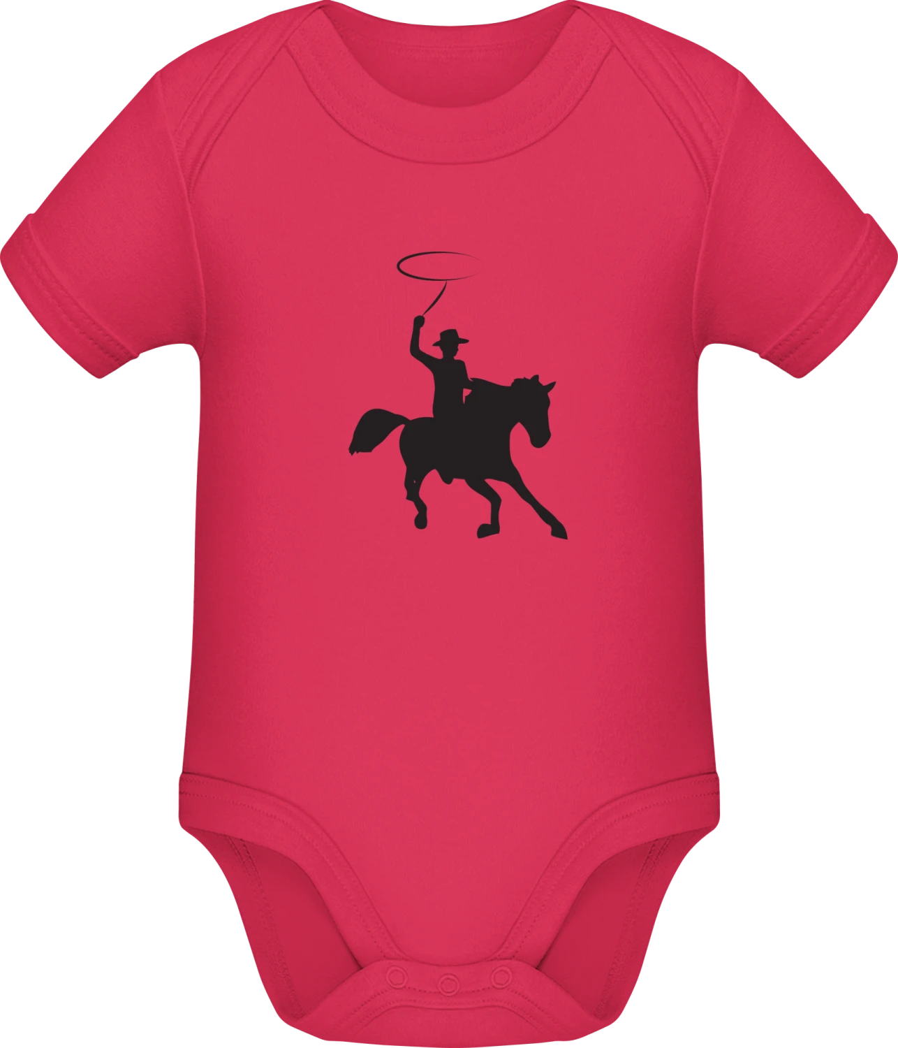 Cowboy - Sorbet Sonar SSL organic babybodsuit - Front