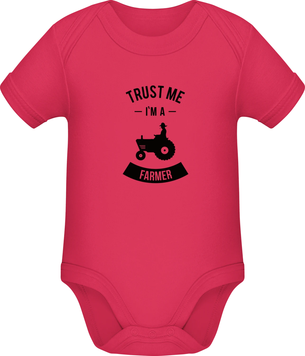 Trust Me I'm A Farmer - Sorbet Sonar SSL organic babybodsuit - Front