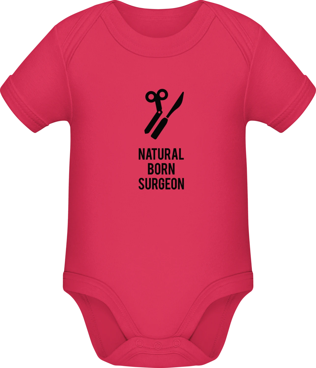 Natural Born Surgeon - Sorbet Sonar SSL organic babybodsuit - Front