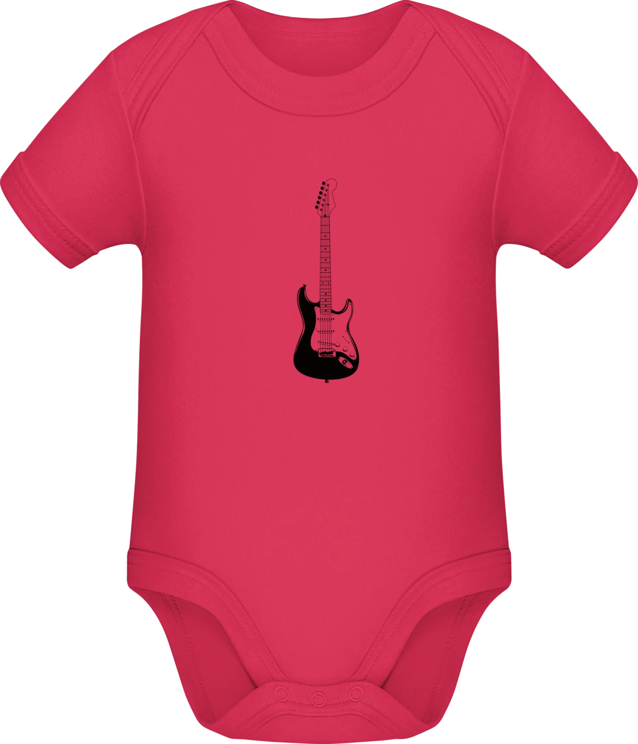 E Guitar - Sorbet Sonar SSL organic babybodsuit - Front