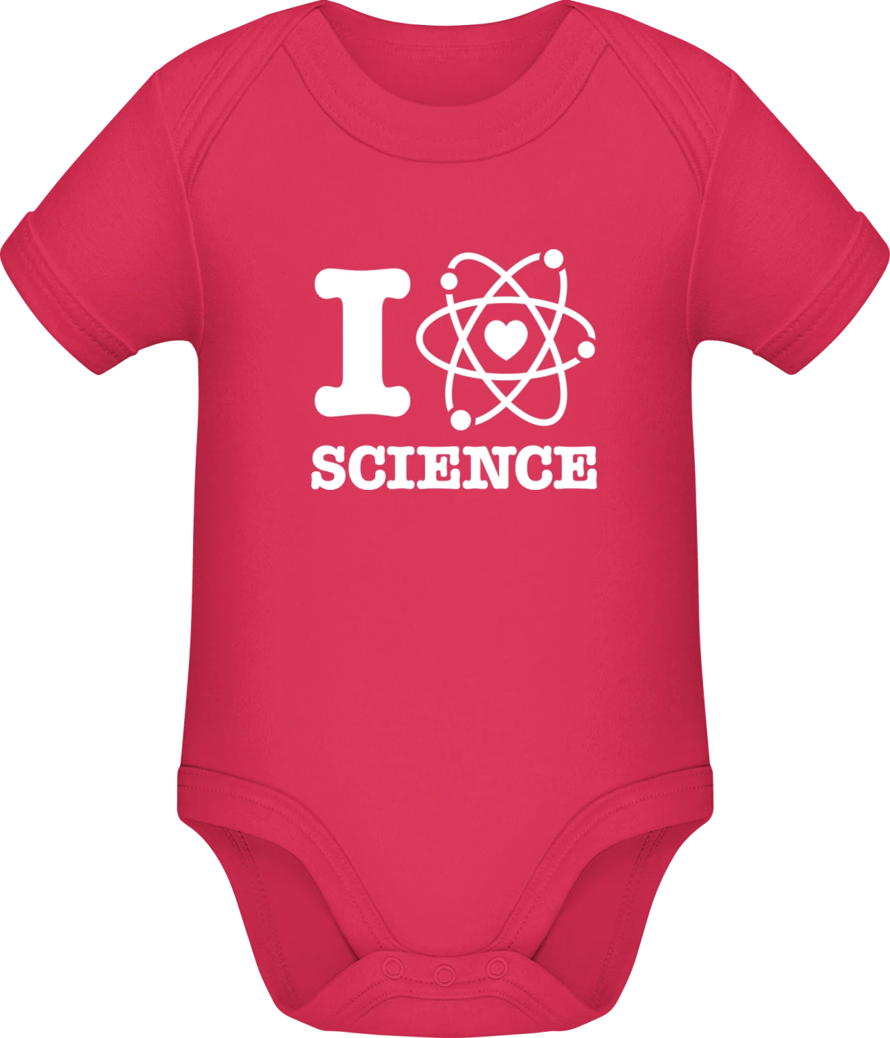 I Love Science - Sorbet Sonar SSL organic babybodsuit - Front