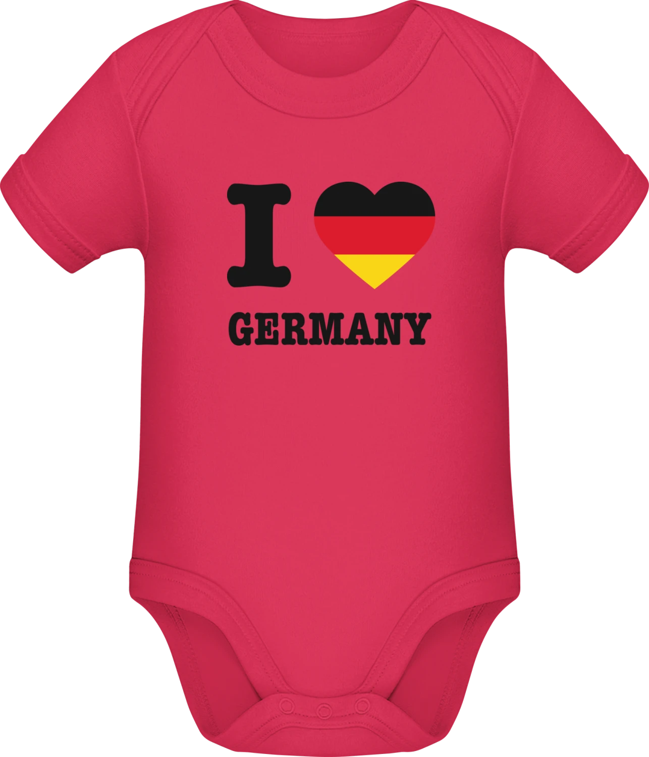 I Love Germany - Sorbet Sonar SSL organic babybodsuit - Front