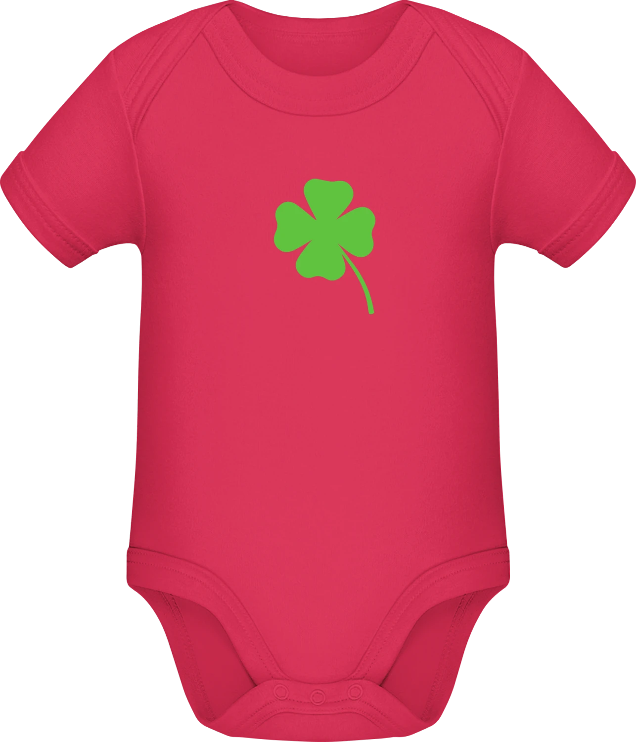 Kleeblatt Glücksbringer - Sorbet Sonar SSL organic babybodsuit - Front