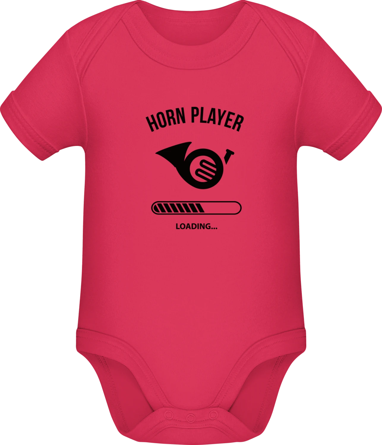 Horn Player Loading - Sorbet Sonar SSL organic babybodsuit - Front