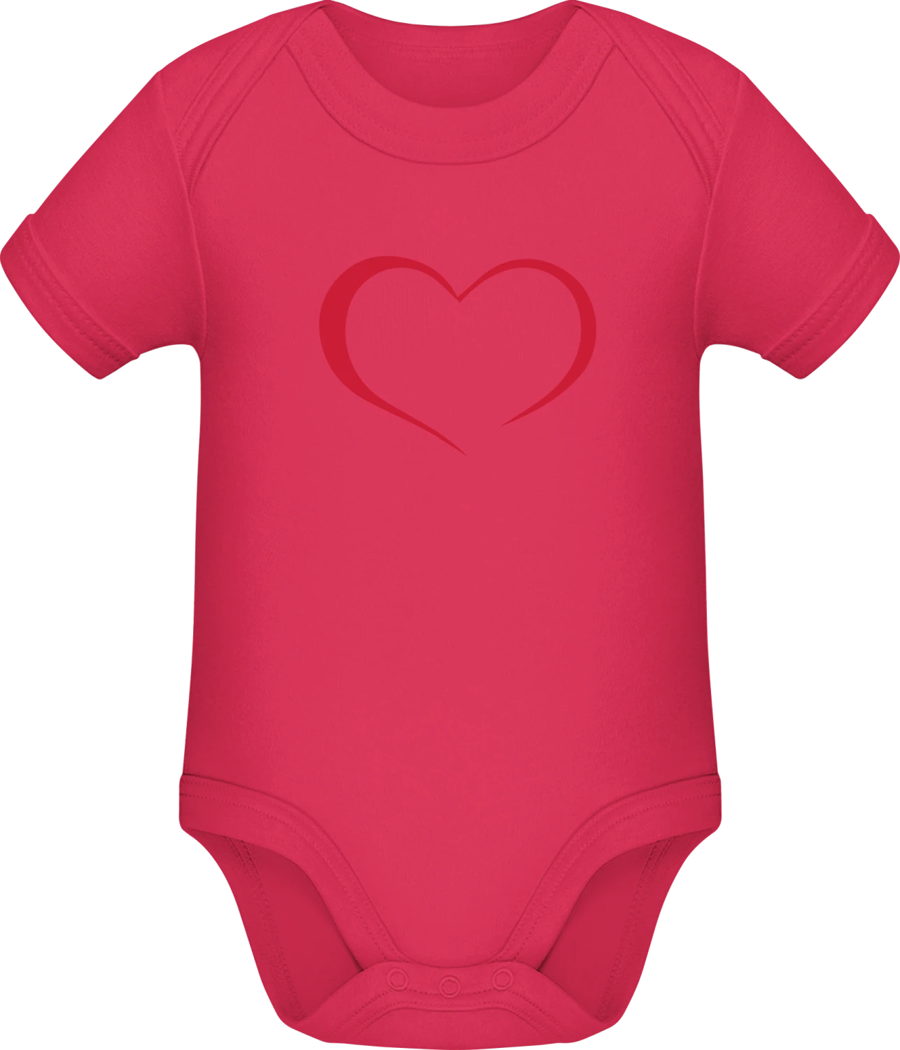 Heart Logo - Sorbet Sonar SSL organic babybodsuit - Front