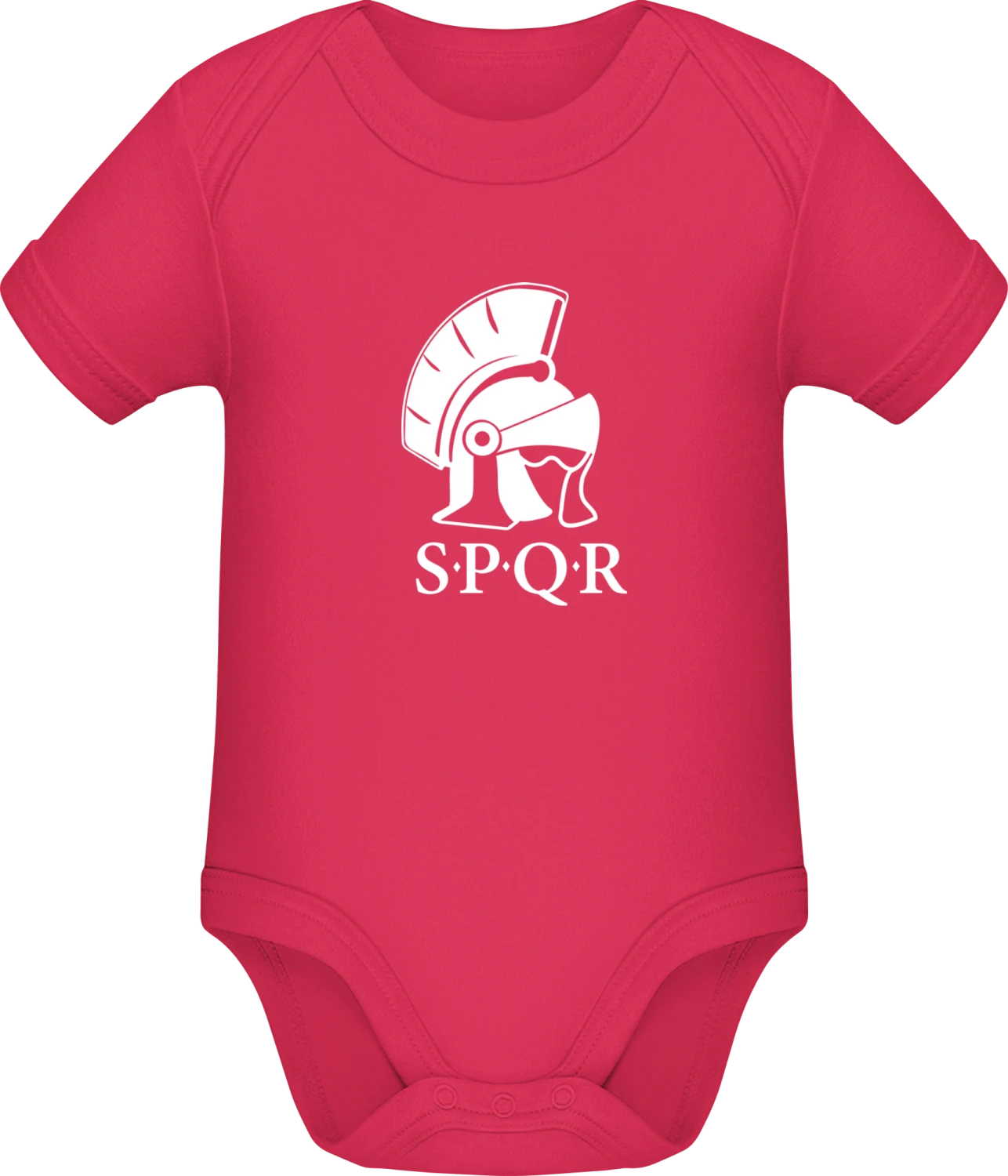 SPQR Roman - Sorbet Sonar SSL organic babybodsuit - Front