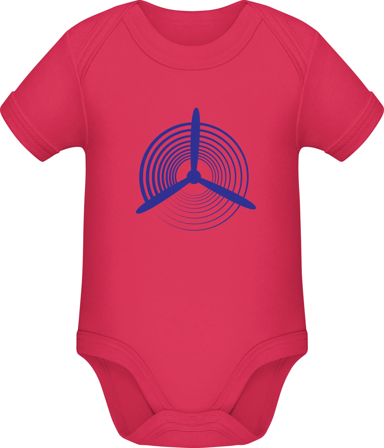 Propeller - Sorbet Sonar SSL organic babybodsuit - Front