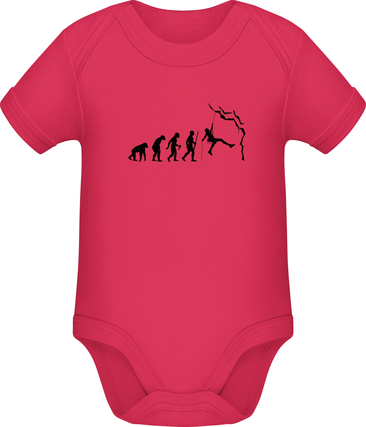 Climbing Evolution - Sorbet Sonar SSL organic babybodsuit - Front