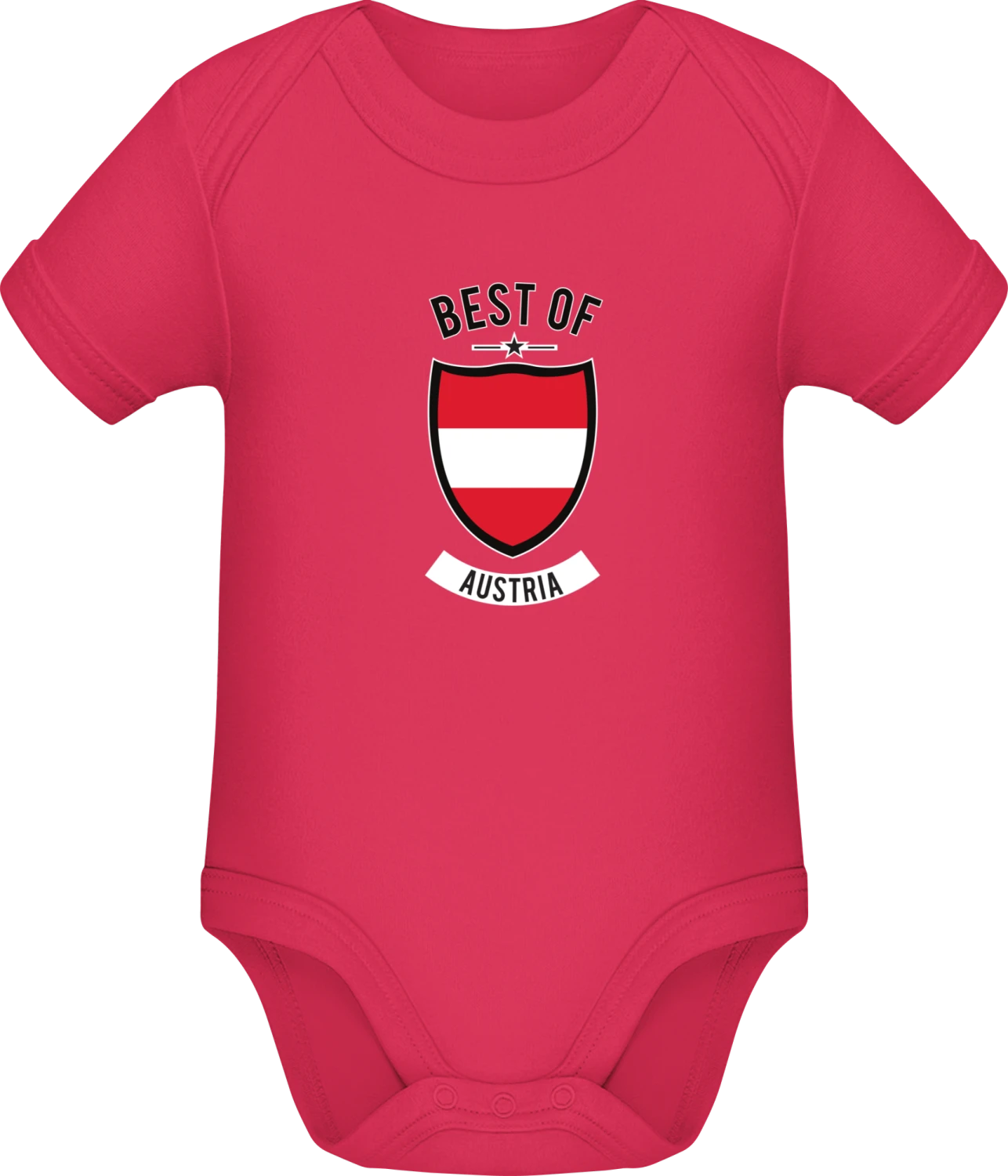 Best of Austria - Sorbet Sonar SSL organic babybodsuit - Front