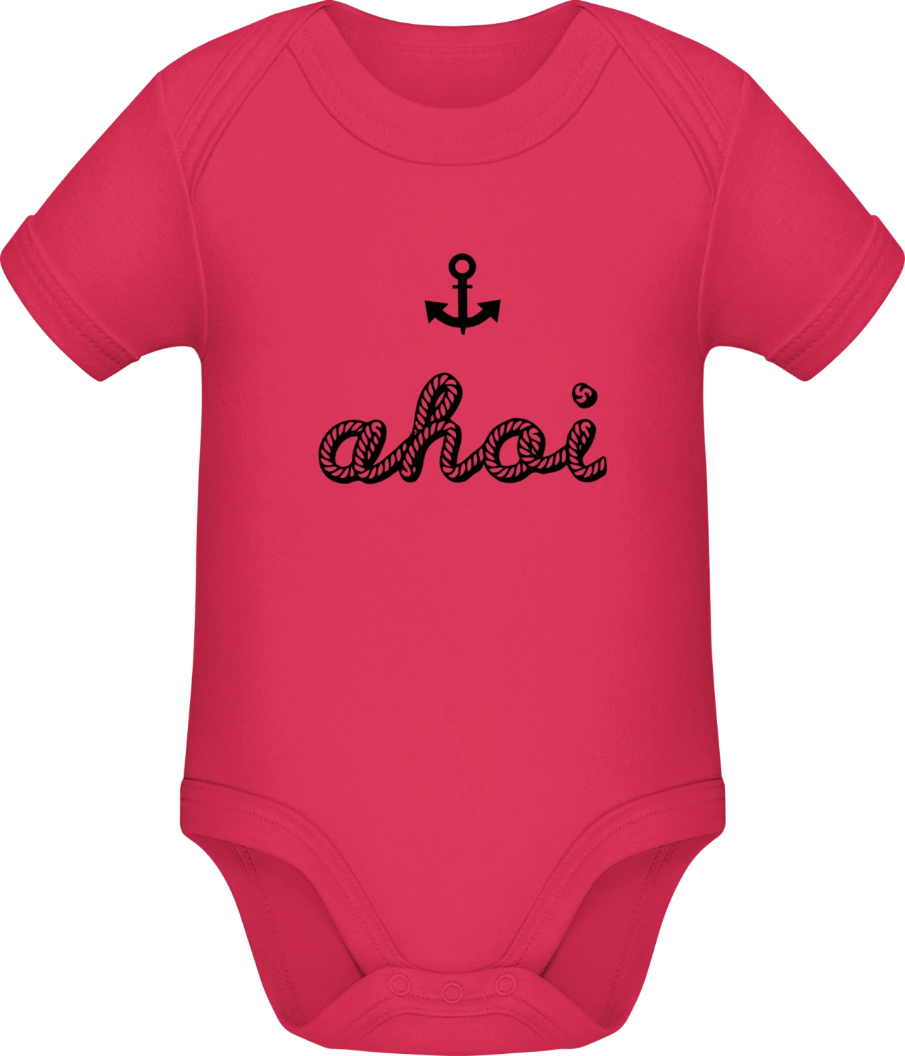 Ahoi - Sorbet Sonar SSL organic babybodsuit - Front