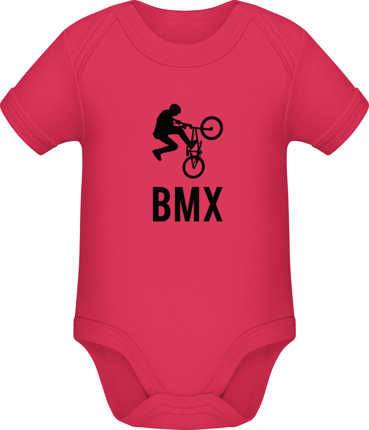 BMX Biker Jumping - Sorbet Sonar SSL organic babybodsuit - Front