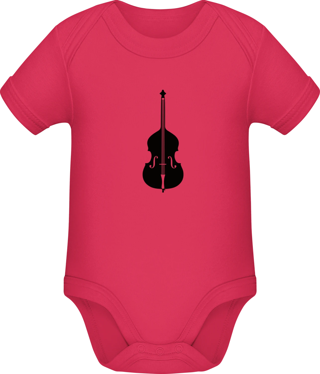 Contrabass Double Bass - Sorbet Sonar SSL organic babybodsuit - Front