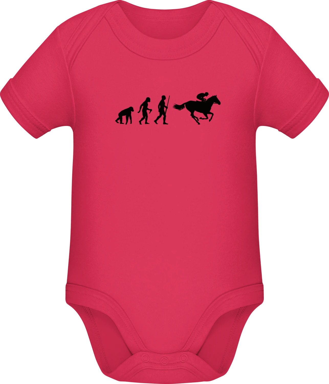 Jokey Horse Racing Evolution - Sorbet Sonar SSL organic babybodsuit - Front