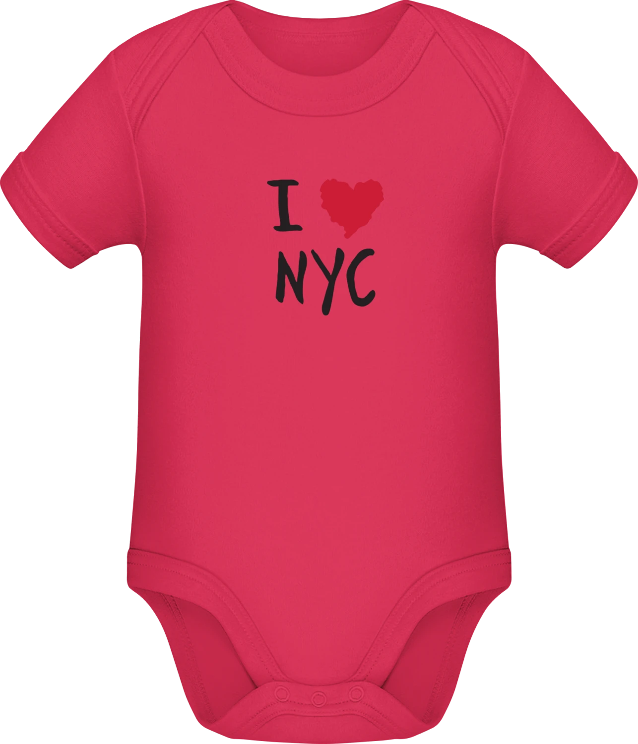 I Love NYC - Sorbet Sonar SSL organic babybodsuit - Front