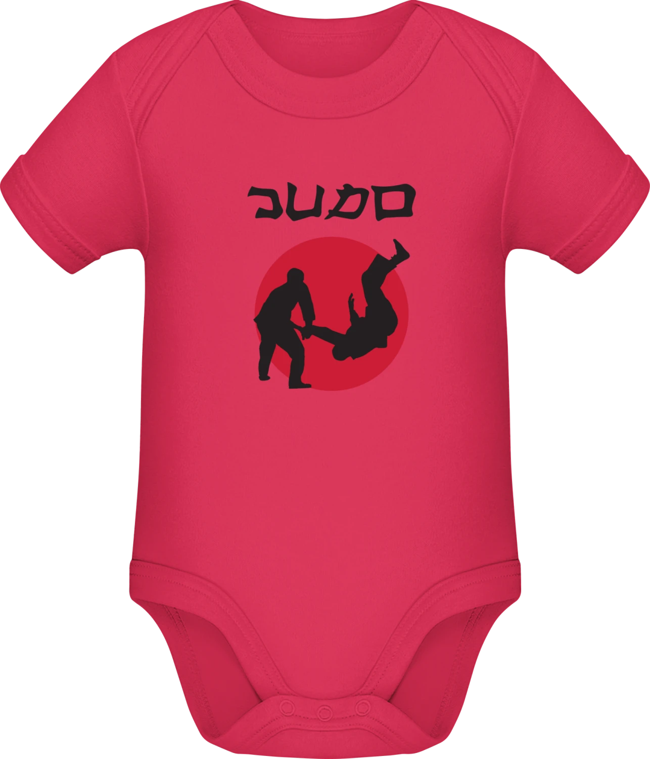 Judo Logo - Sorbet Sonar SSL organic babybodsuit - Front