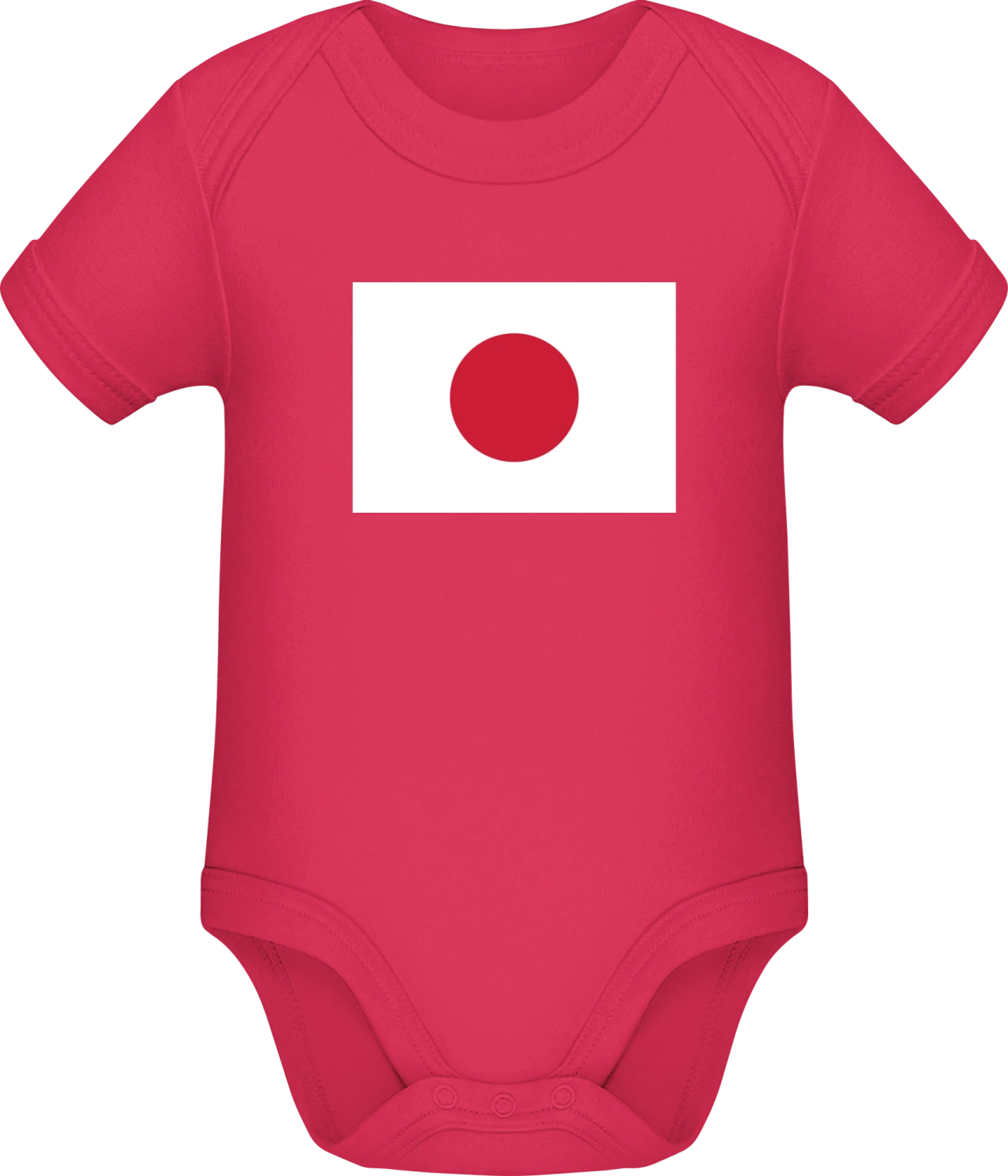 Japan Flag - Sorbet Sonar SSL organic babybodsuit - Front