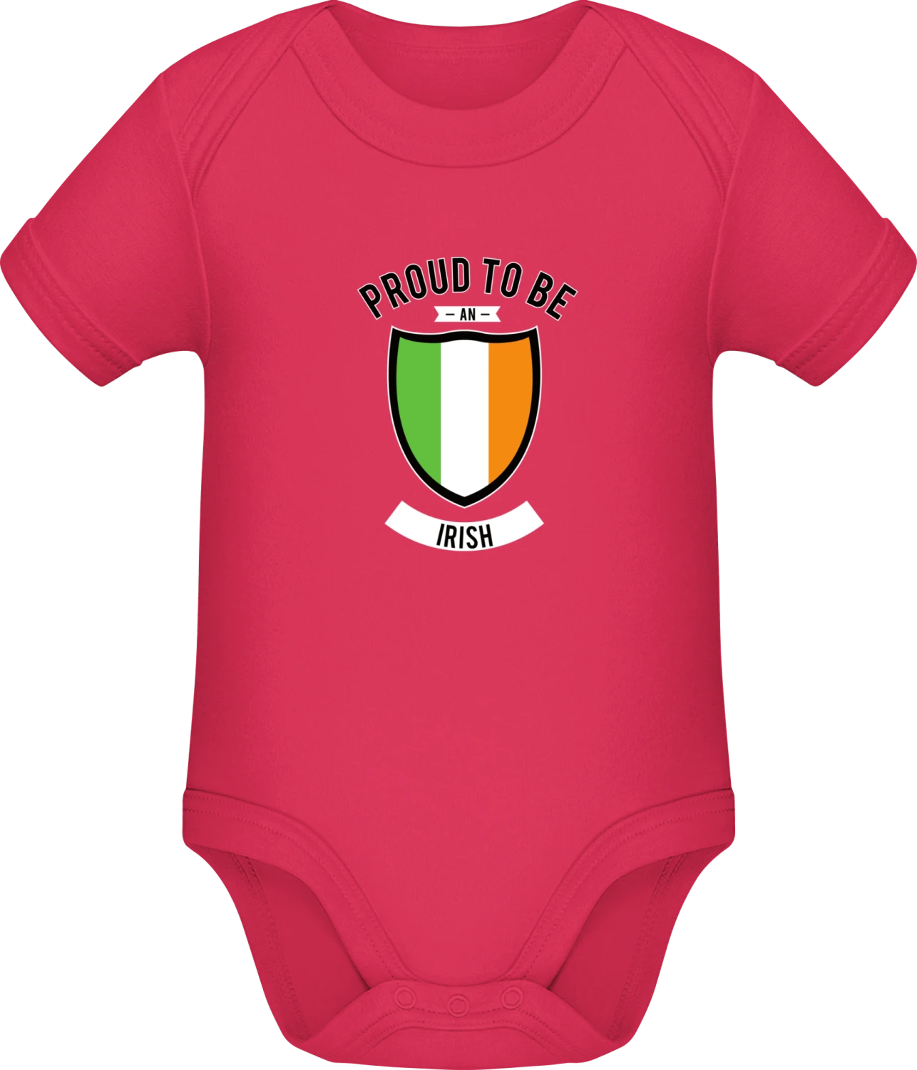 Proud To Be Irish - Sorbet Sonar SSL organic babybodsuit - Front