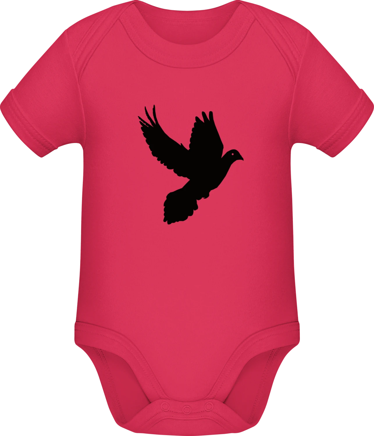 Dove Bird - Sorbet Sonar SSL organic babybodsuit - Front