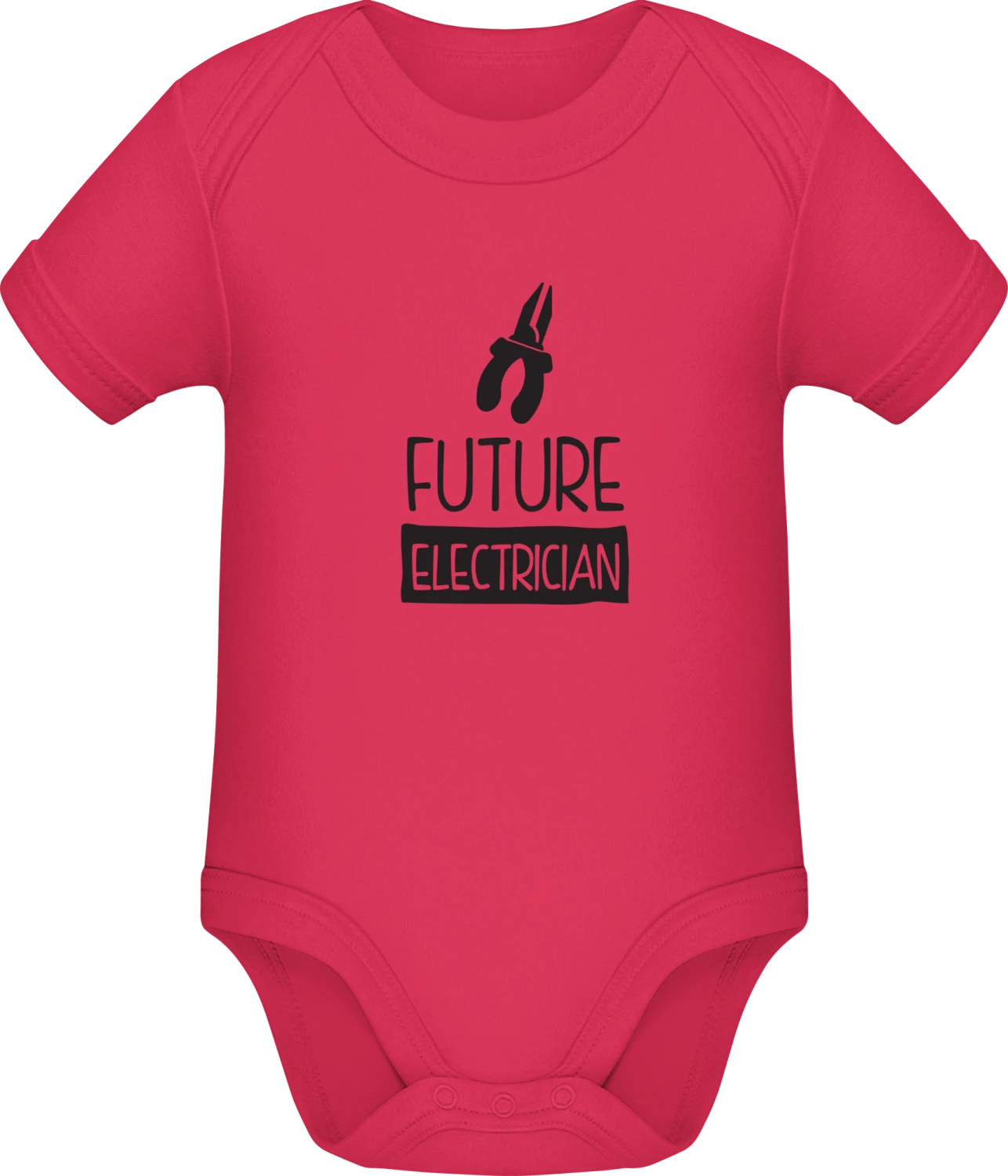 Future Electrician Design - Sorbet Sonar SSL organic babybodsuit - Front