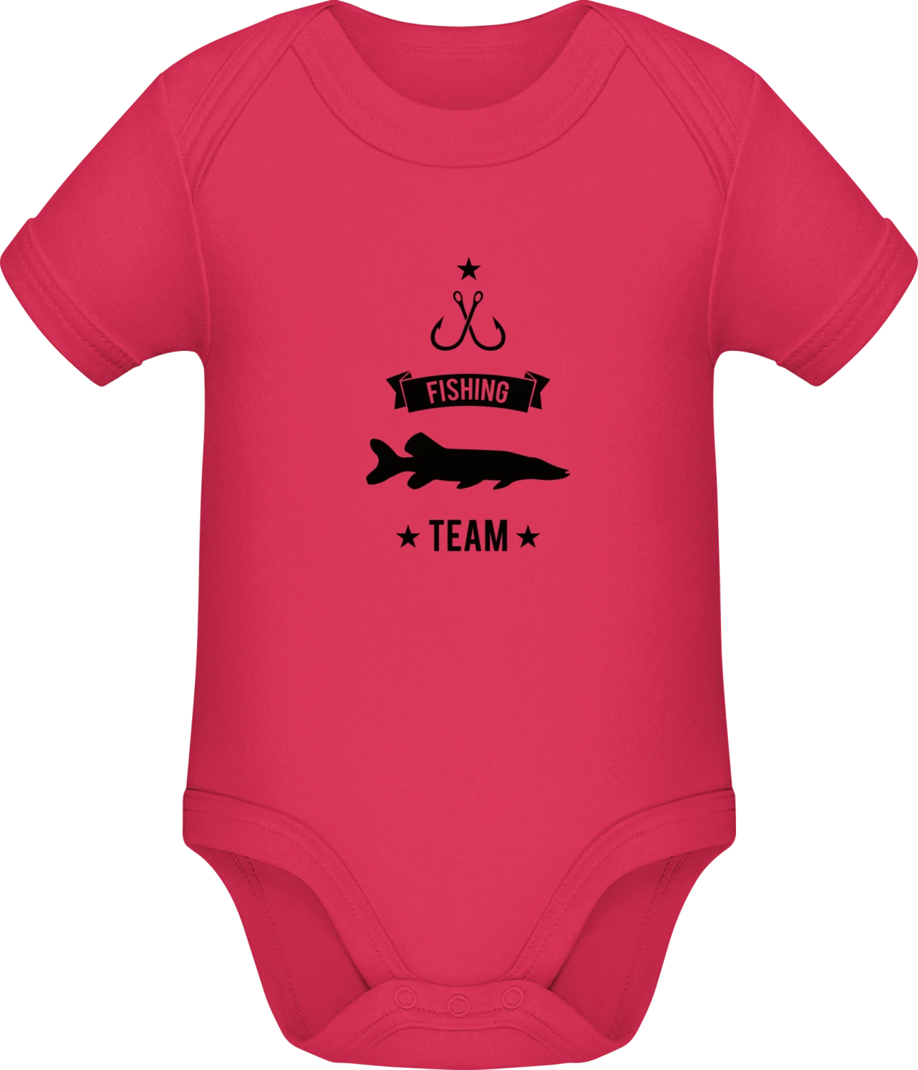 Pike Fishing Team - Sorbet Sonar SSL organic babybodsuit - Front