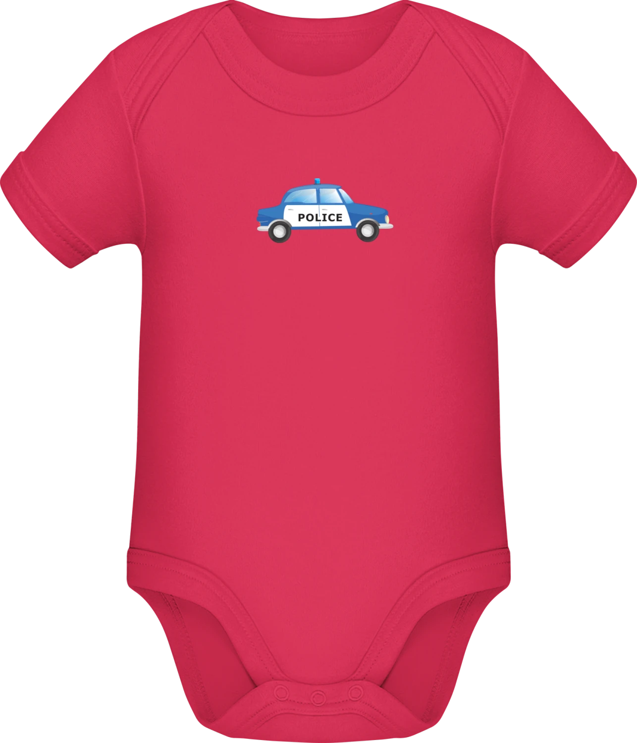 Polizeiauto - Sorbet Sonar SSL organic babybodsuit - Front