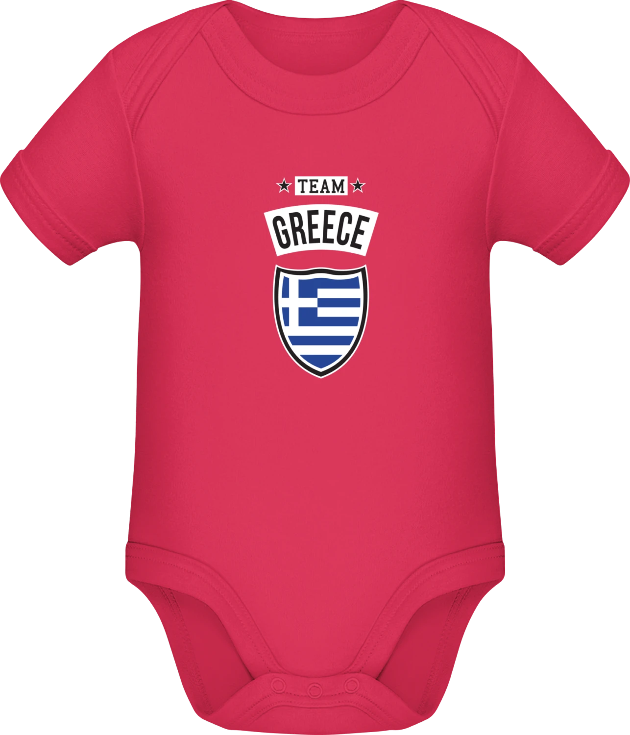 Team Greece - Sorbet Sonar SSL organic babybodsuit - Front