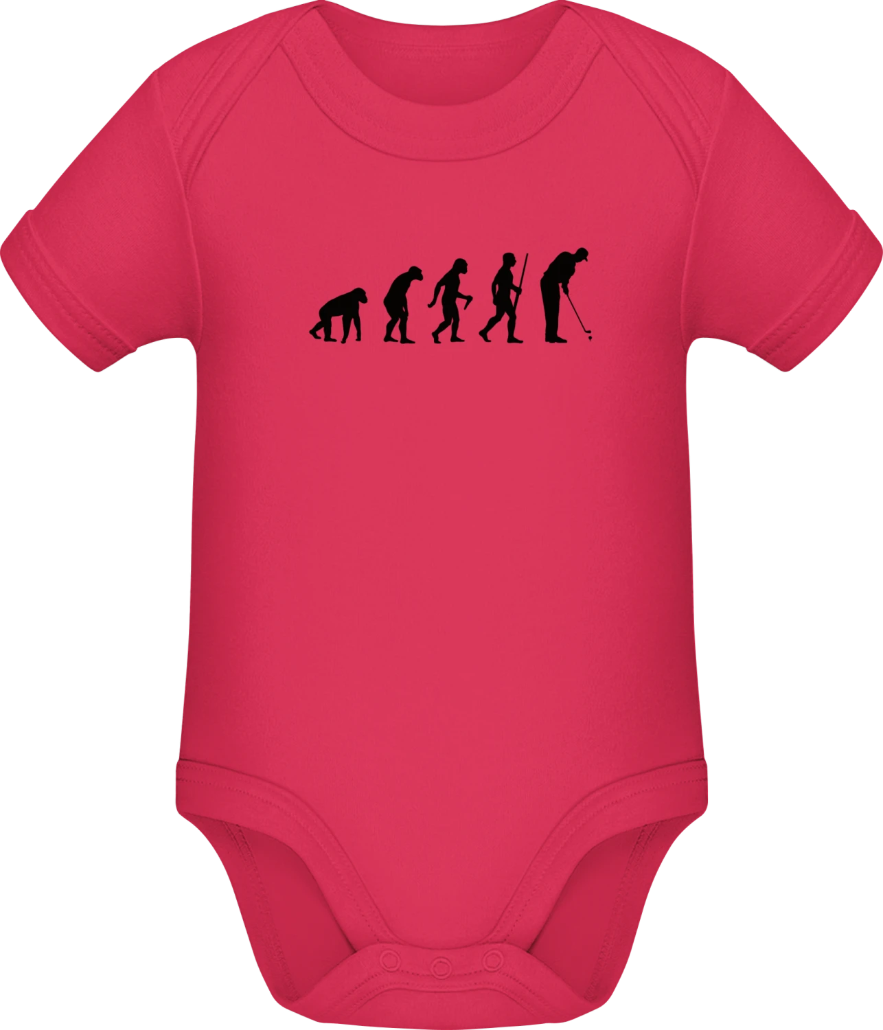 Evolution of a Golfer - Sorbet Sonar SSL organic babybodsuit - Front